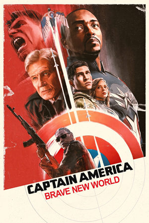 Captain America: Brave New World 2025 Hindi Dual Audio HD Poster Download - filmyfly
